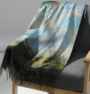 Oil paintings Cashmere shawl / Scarf